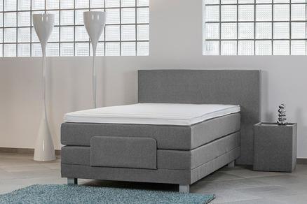 CROWN Boxspringbett BODY FLEX, Body-Flex Grau