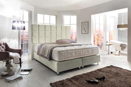 CROWN Boxspringbett GEORGE V DELUXE, George V Champagner