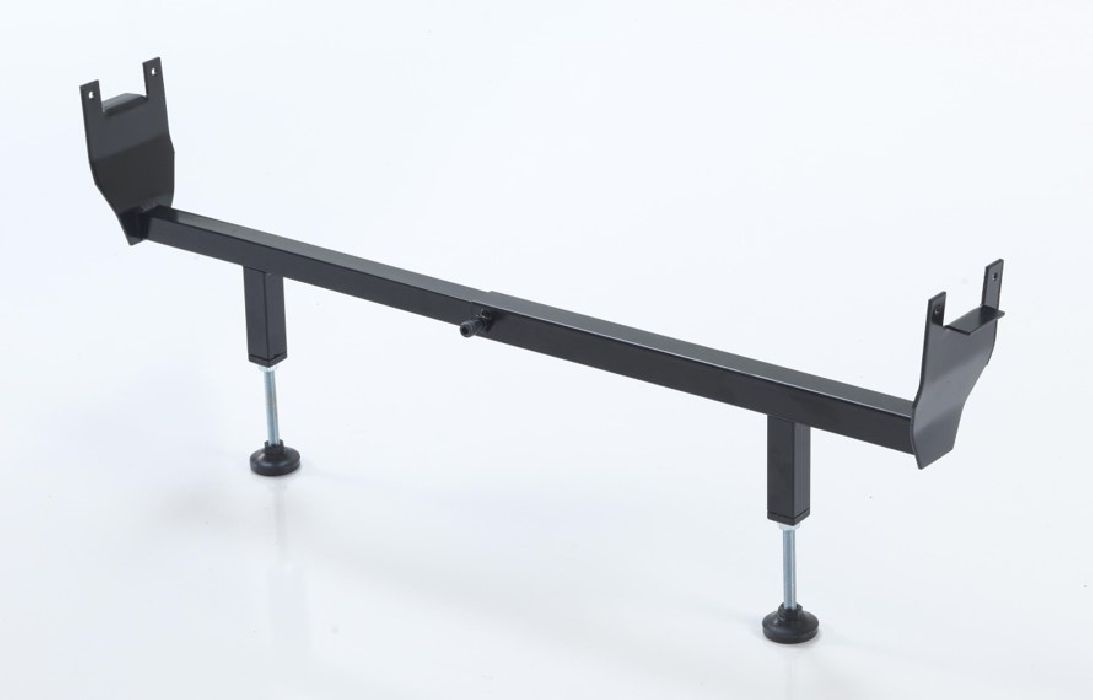 Teleskophalter, Quertraverse, Lattenrostauflage Größe verstellbar bis 100 cm, Metall (2er-Set)