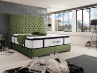 CROWN Boxspringbett MELODY DELUXE, hohe Taschenfederkern Matratze, inkl. Topper