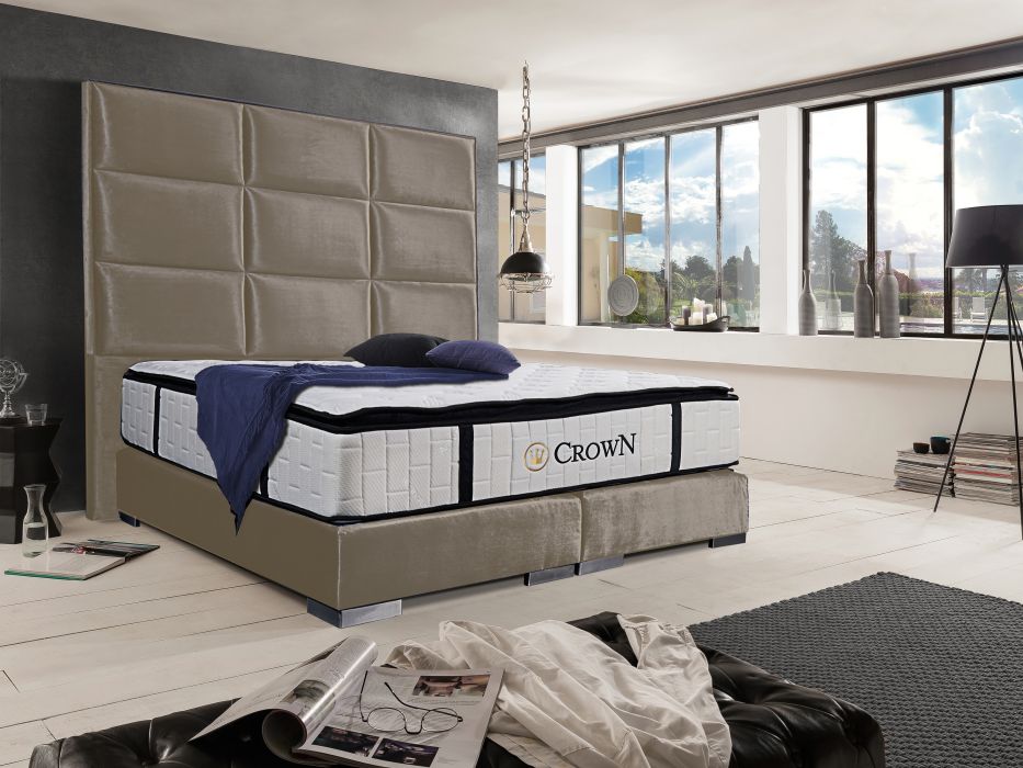 CROWN Boxspringbett TRIO DELUXE